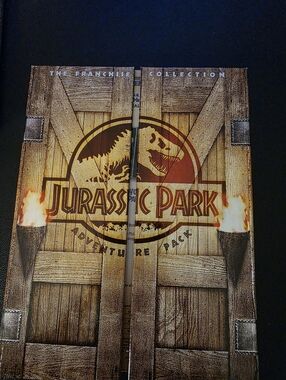 Gently Used Jurassic Park Adventure Pack DVDs, Movies 1-3